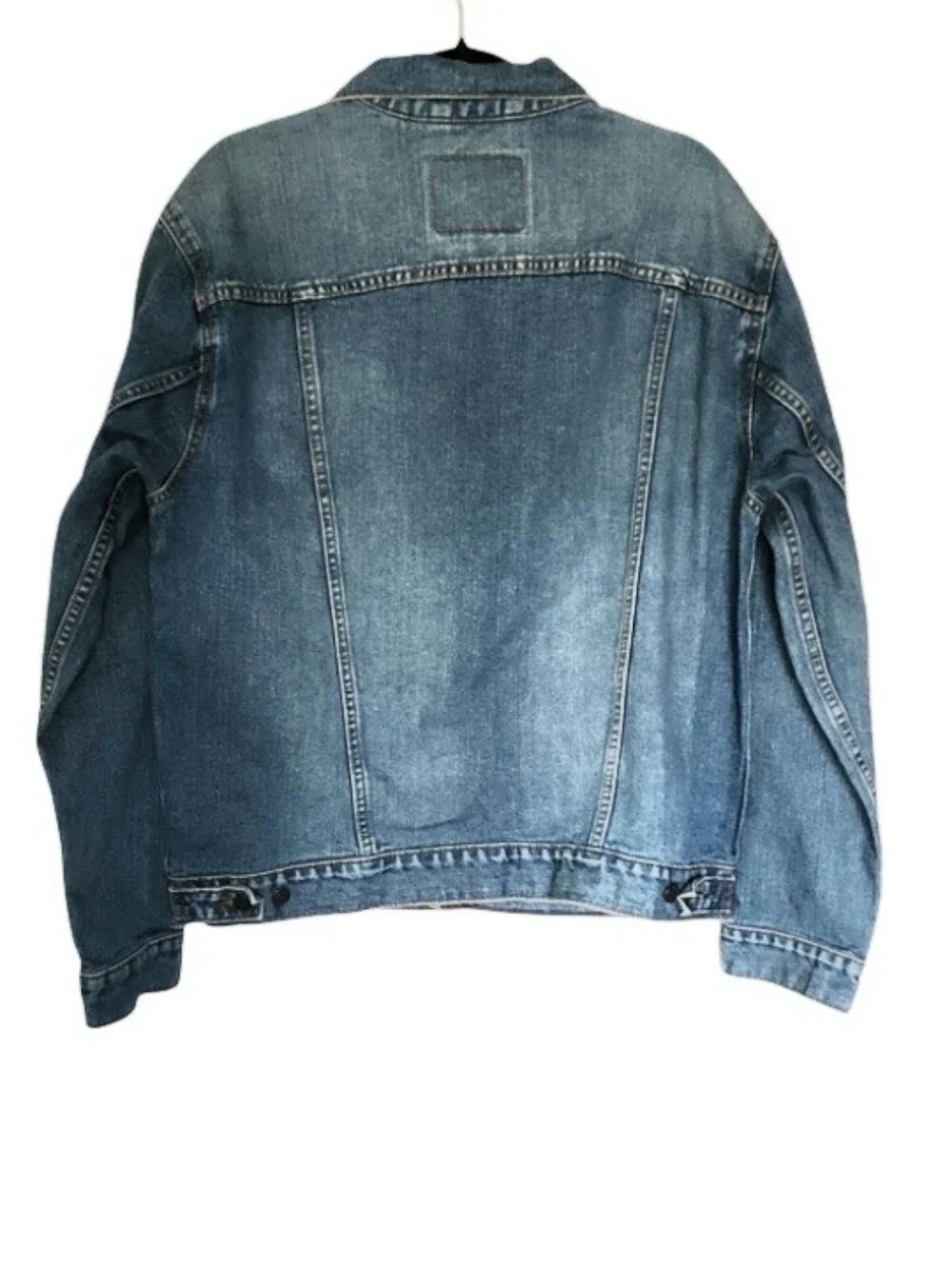 Levi's 70507 Standard Trucker Denim Jacket Large Blue Cotton Classic 2008 Era‎